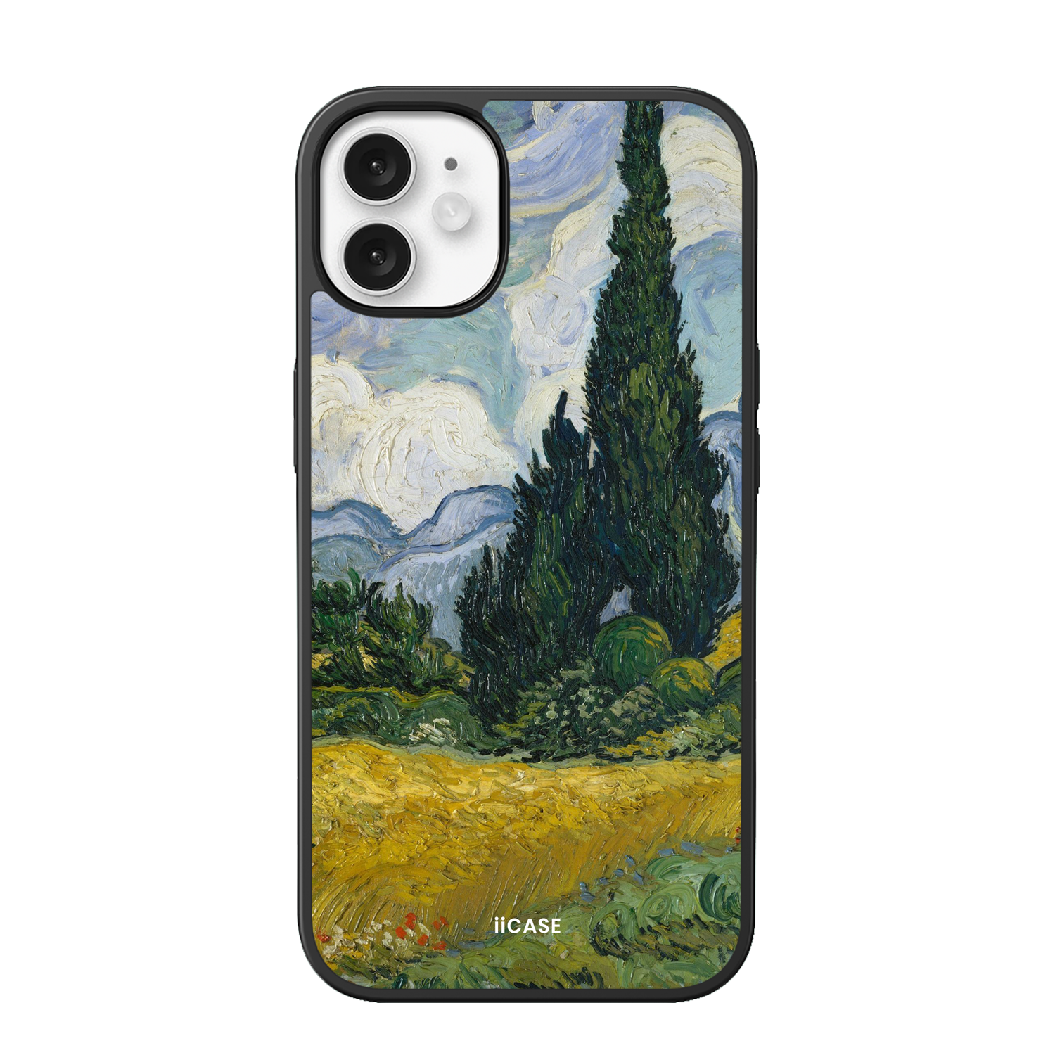 "Wheatfield with Cypresses - Vincent van Gogh" Elite iPhone Case