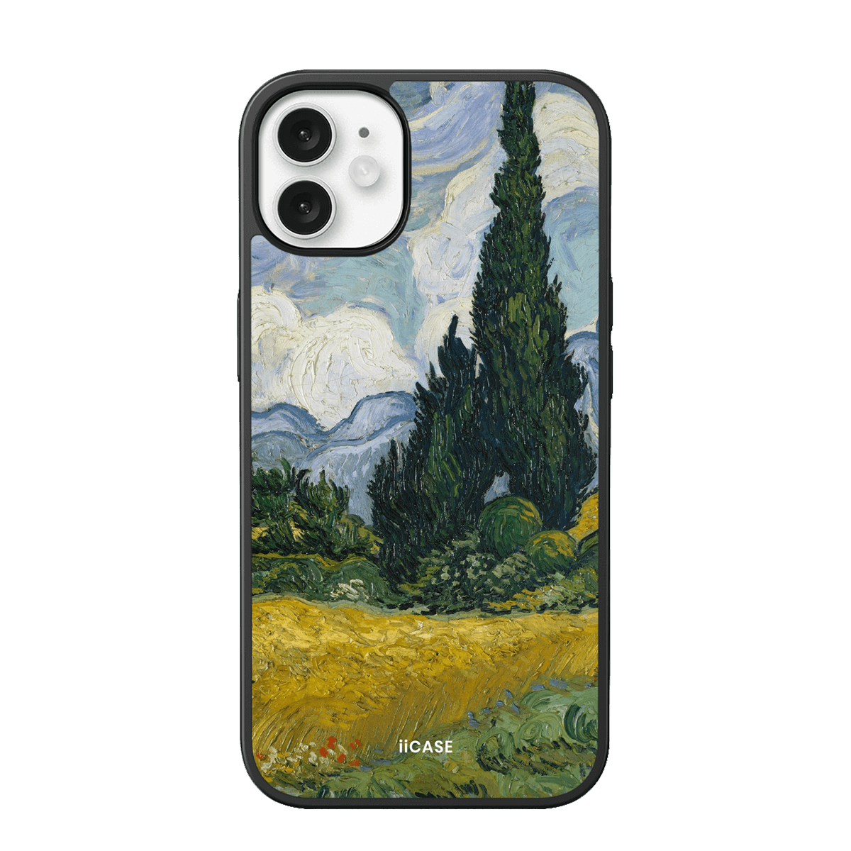 "Wheatfield with Cypresses - Vincent van Gogh" Elite iPhone Case
