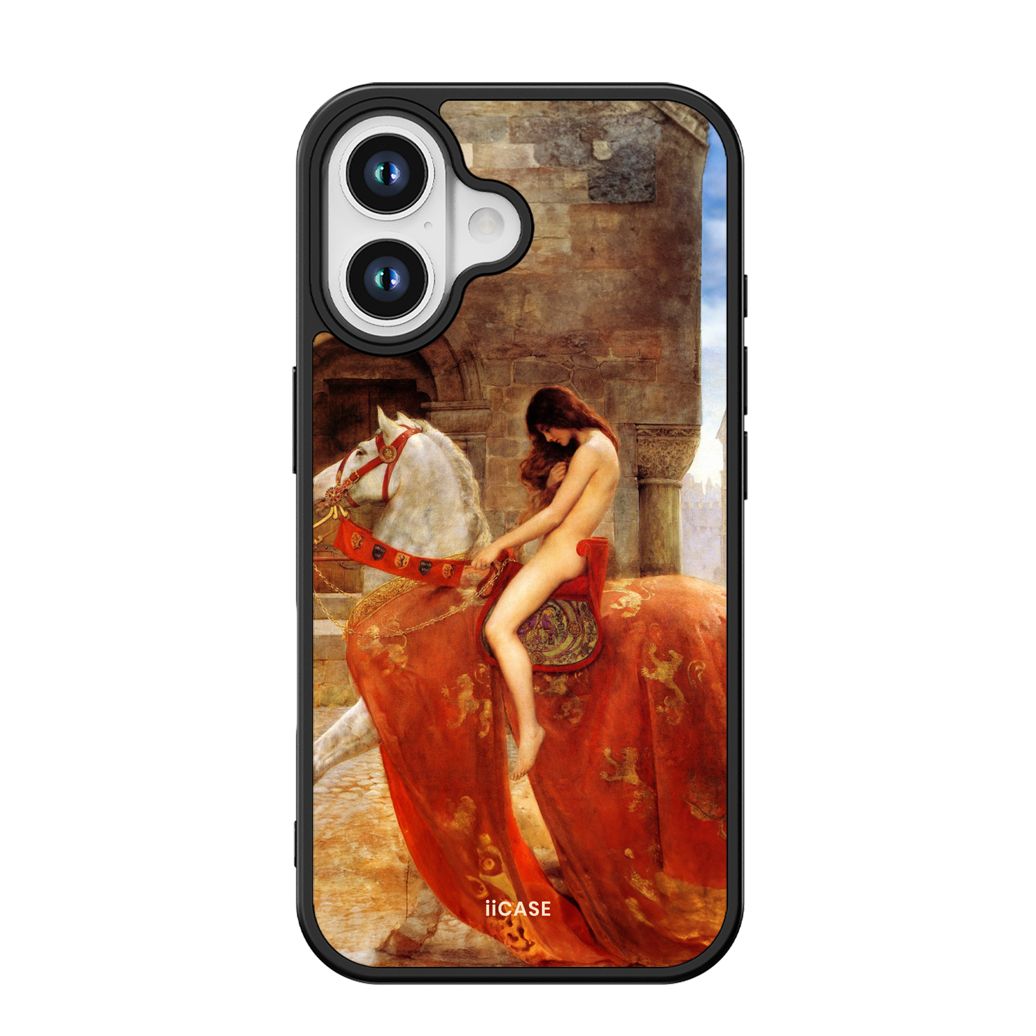 "Lady Godiva - John Collier" Elite iPhone Case