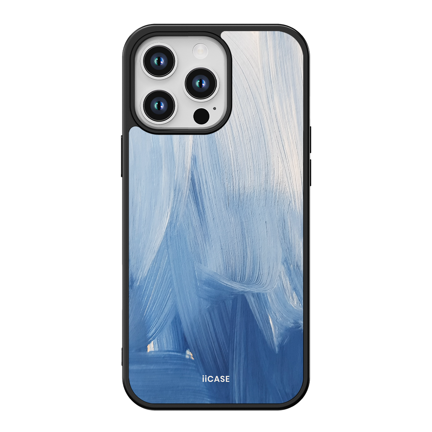 Blue Brush Path Elite iPhone Case