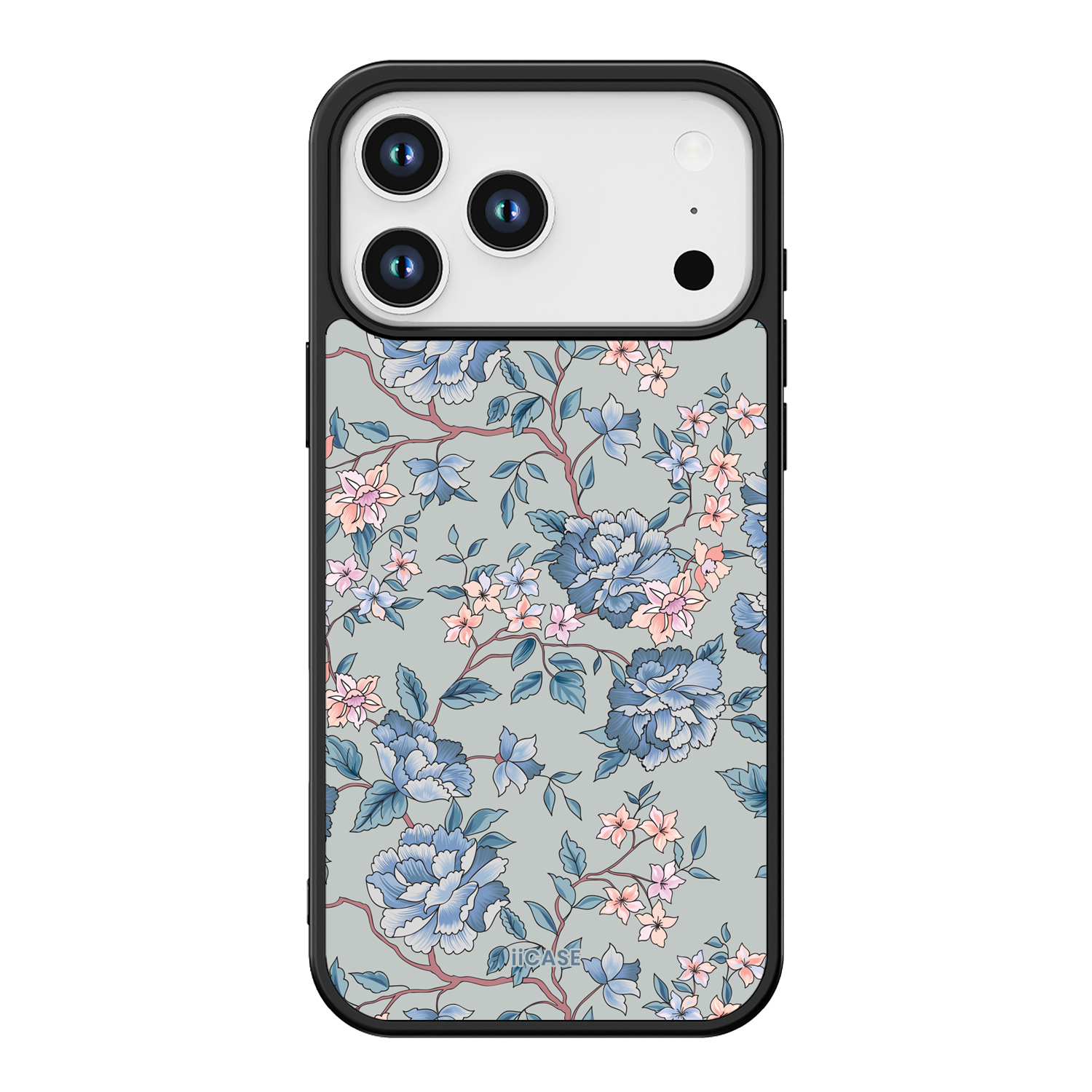 Azure Petal Cascade Elite iPhone Case