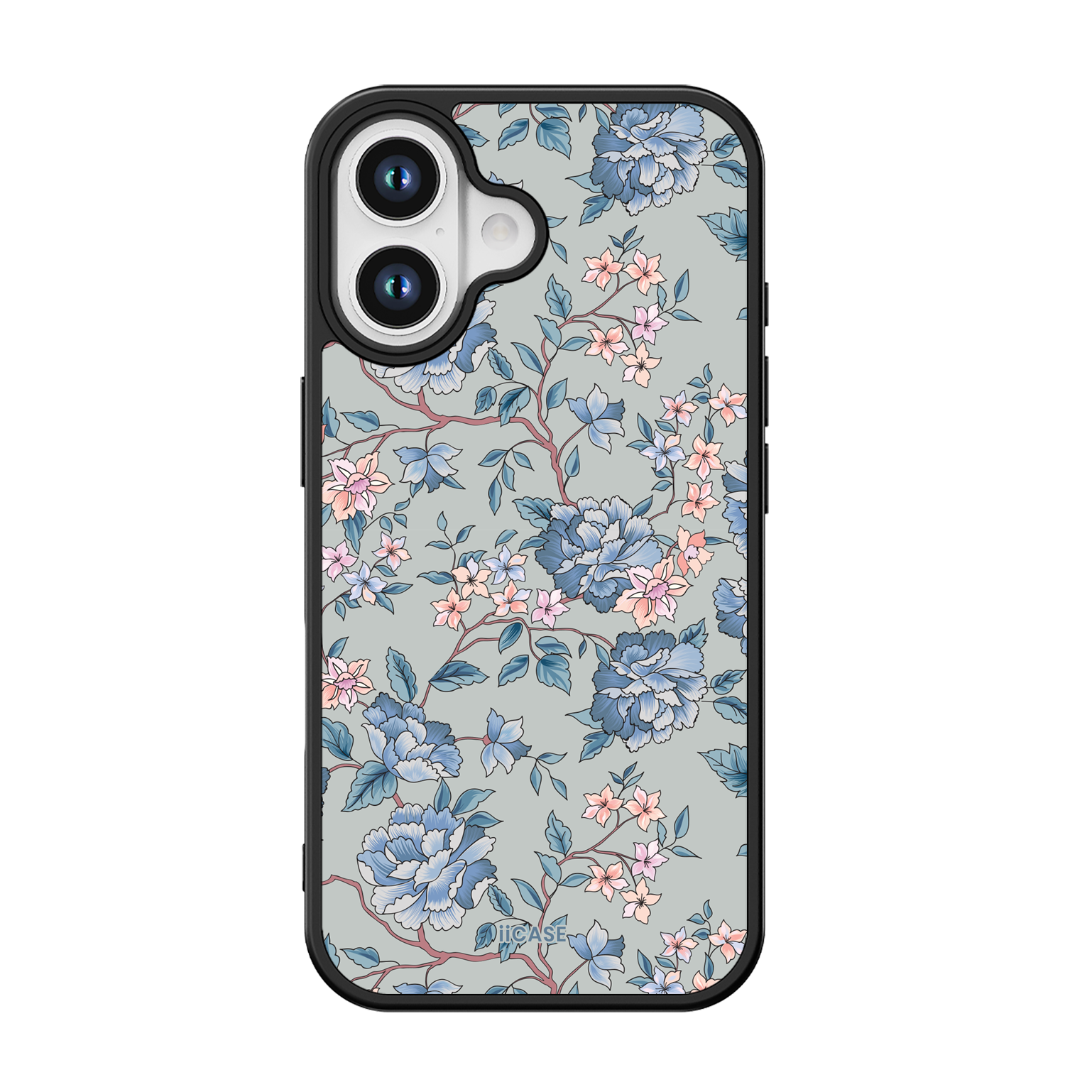 Azure Petal Cascade Elite iPhone Case
