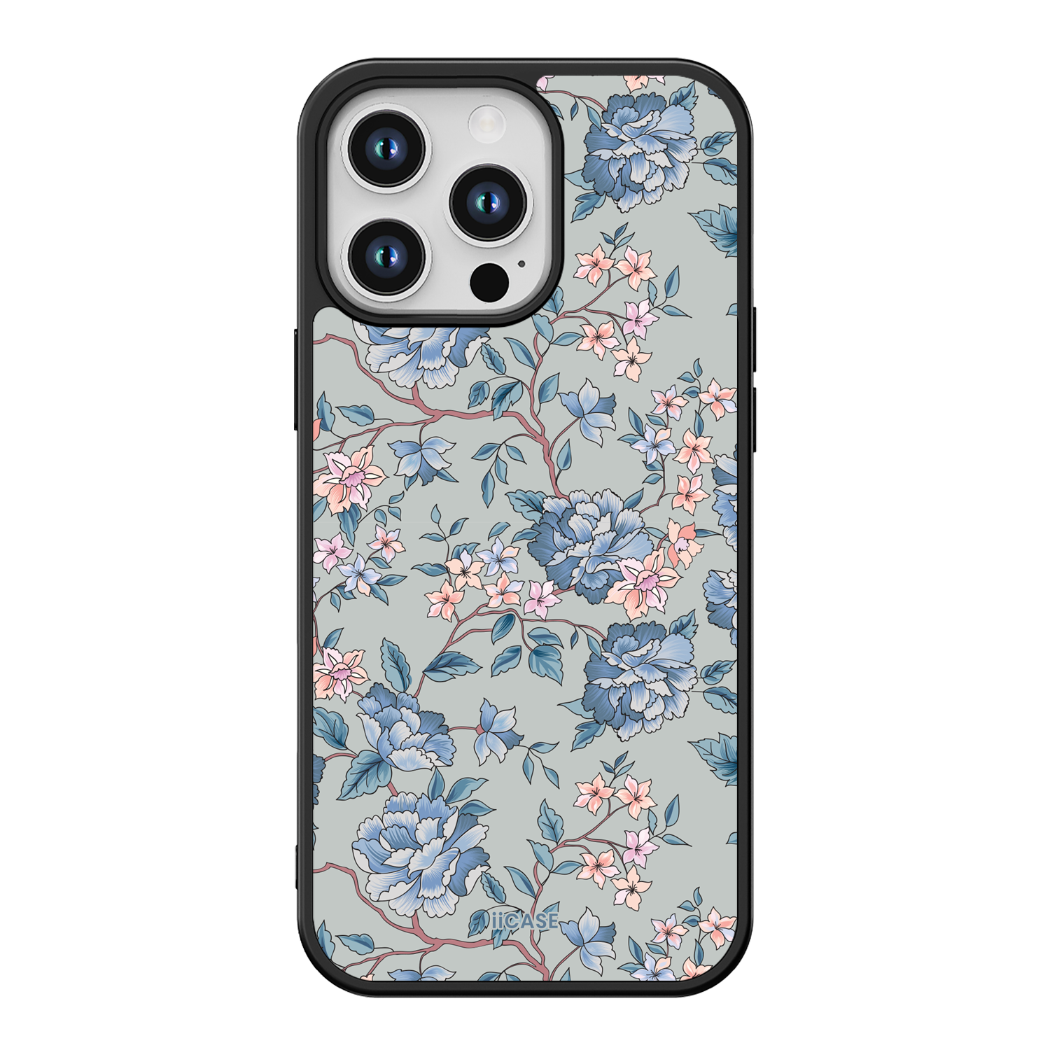 Azure Petal Cascade Elite iPhone Case