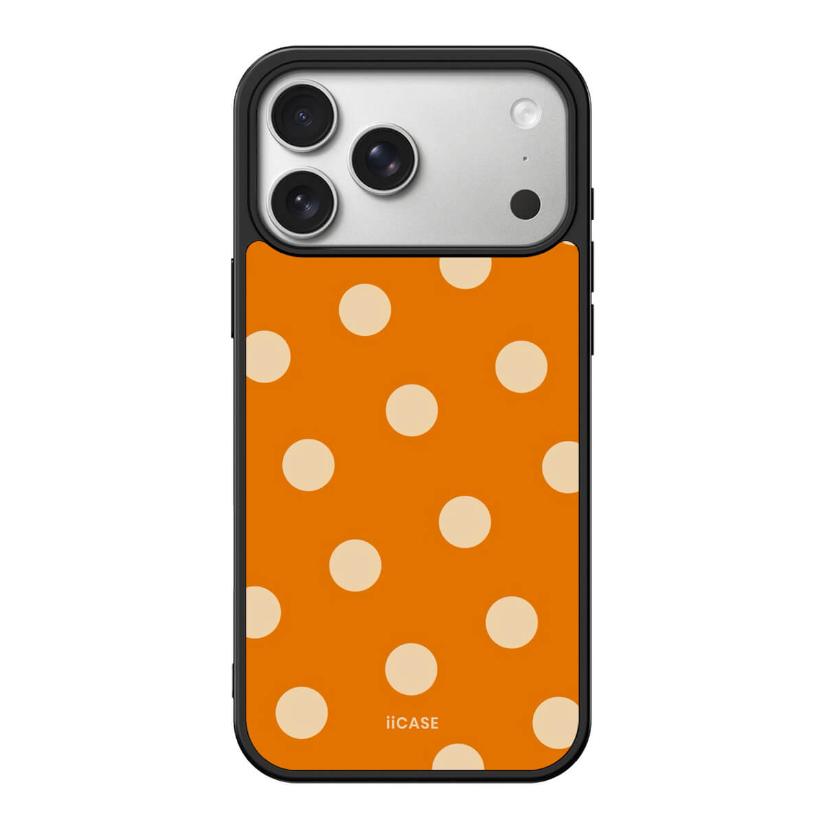 Orange Polka Dot iPhone Case