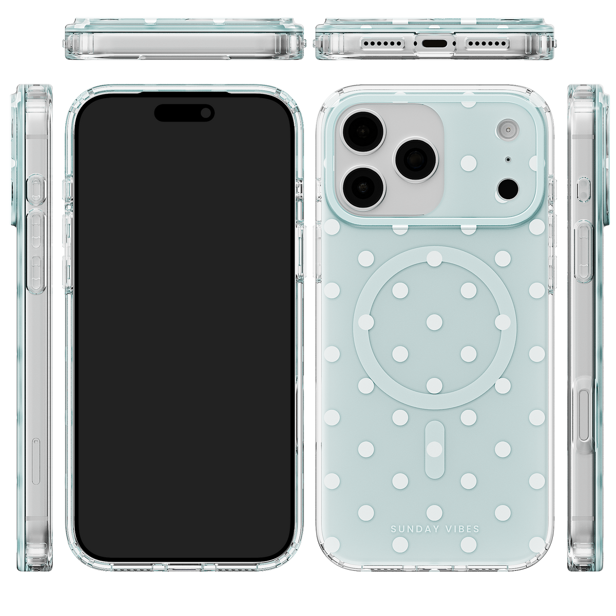 Azure Whisper iPhone 18 Pro Case - MagSafe - 1-2
