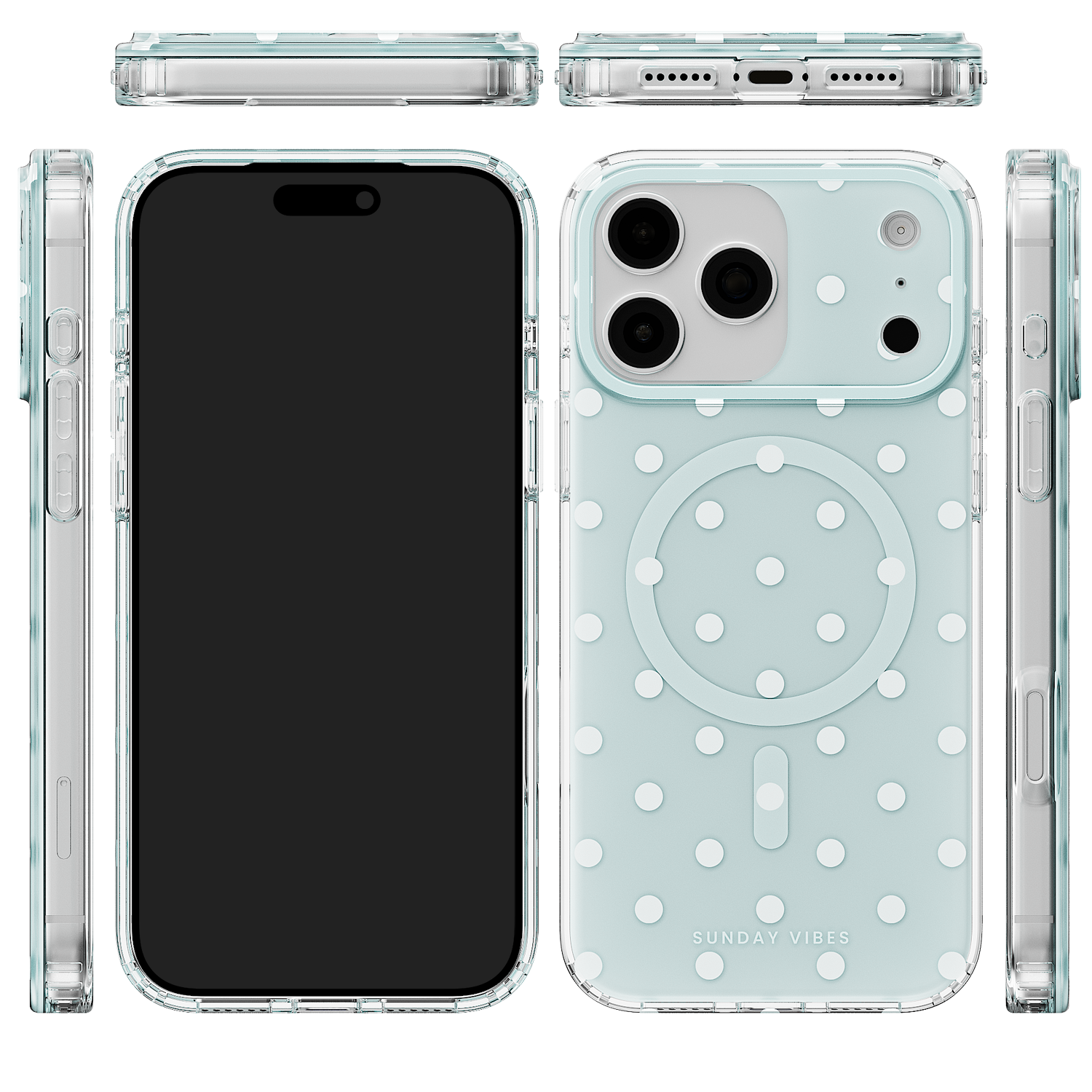 Azure Whisper iPhone Case