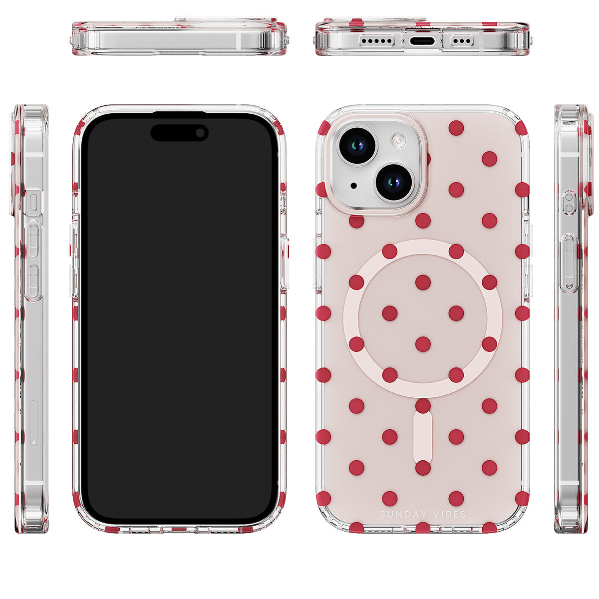 Crimson Sonnet iPhone Case