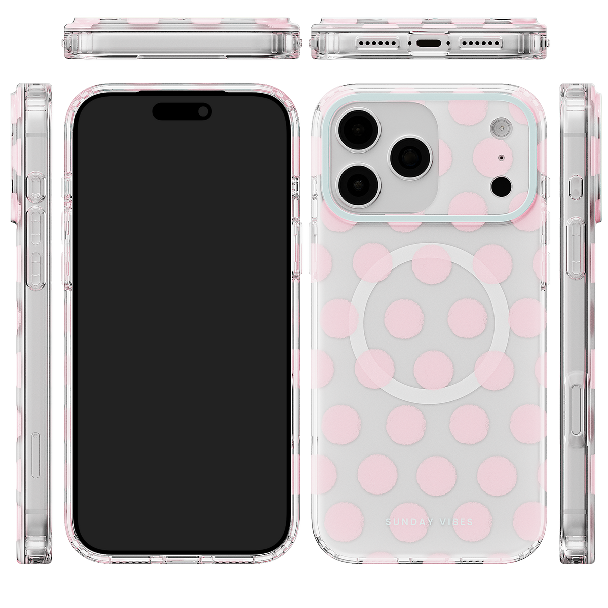 Cotton Candy Waltz iPhone 18 Pro Case - MagSafe - 1-2
