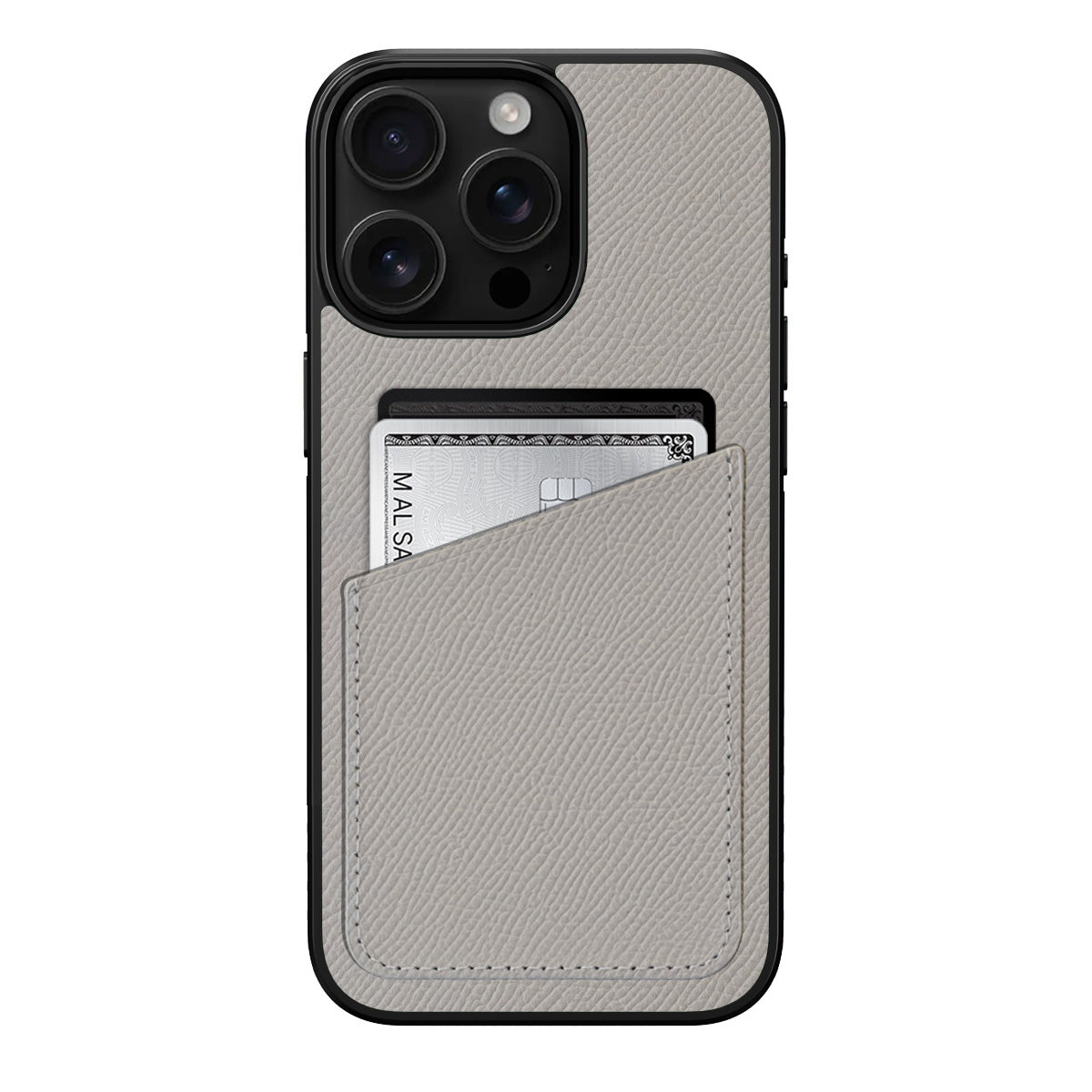 Genunie Epsom Leather Premium iPhone Case With Card Slots