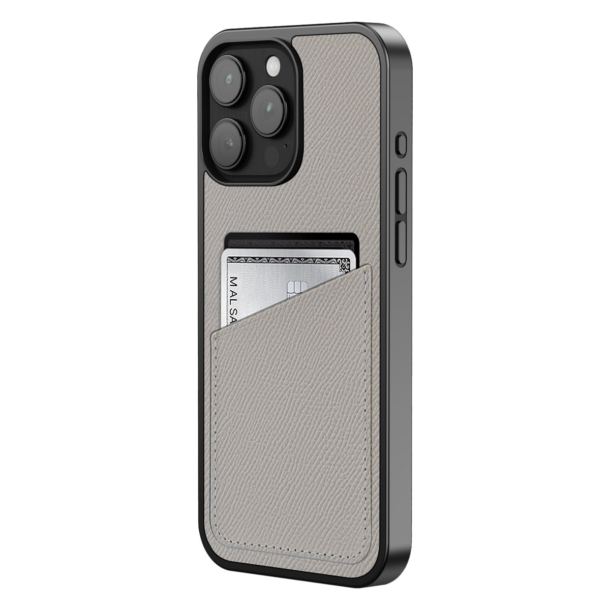 Genunie Epsom Leather Premium iPhone Case With Card Slots