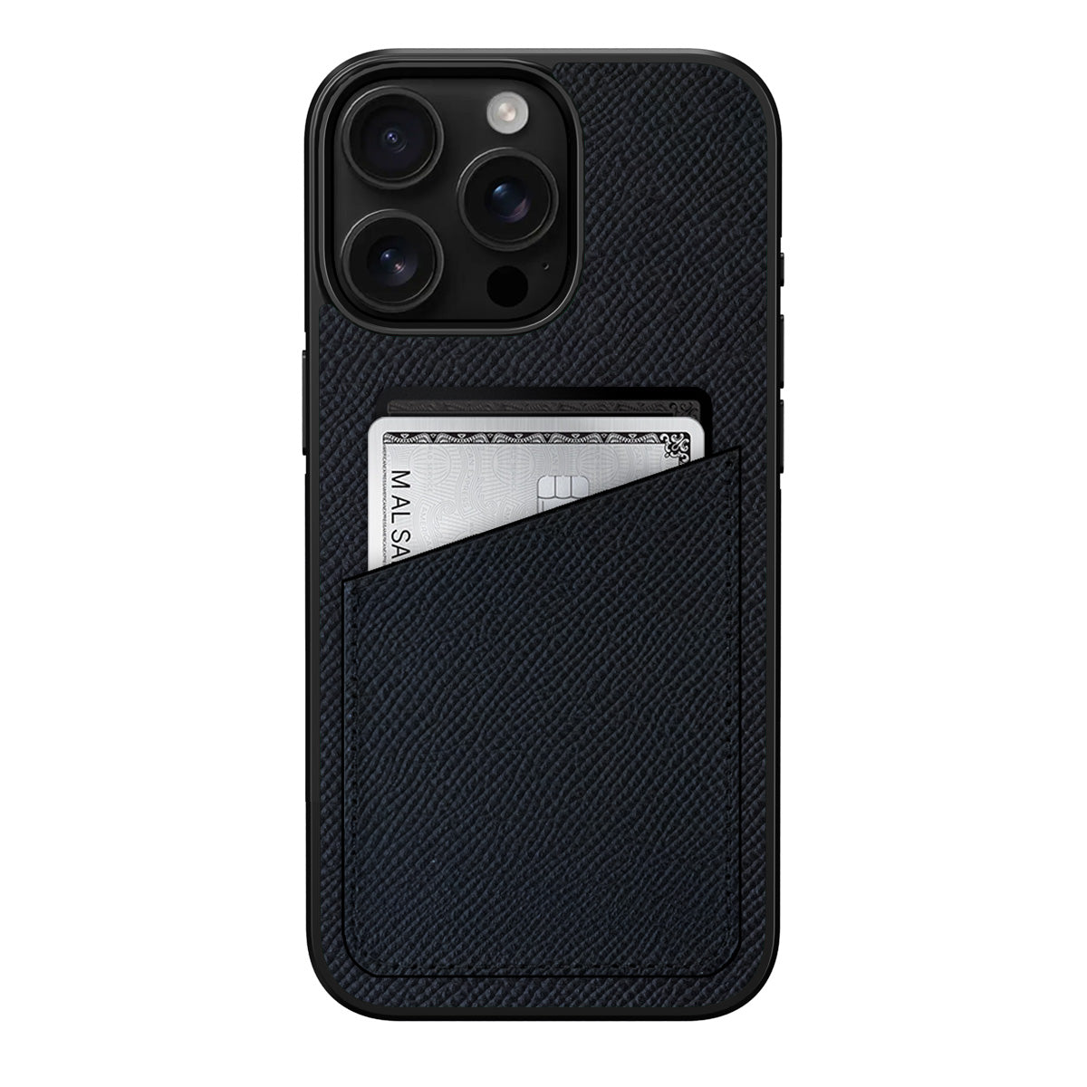 Genunie Epsom Leather Premium iPhone Case With Card Slots