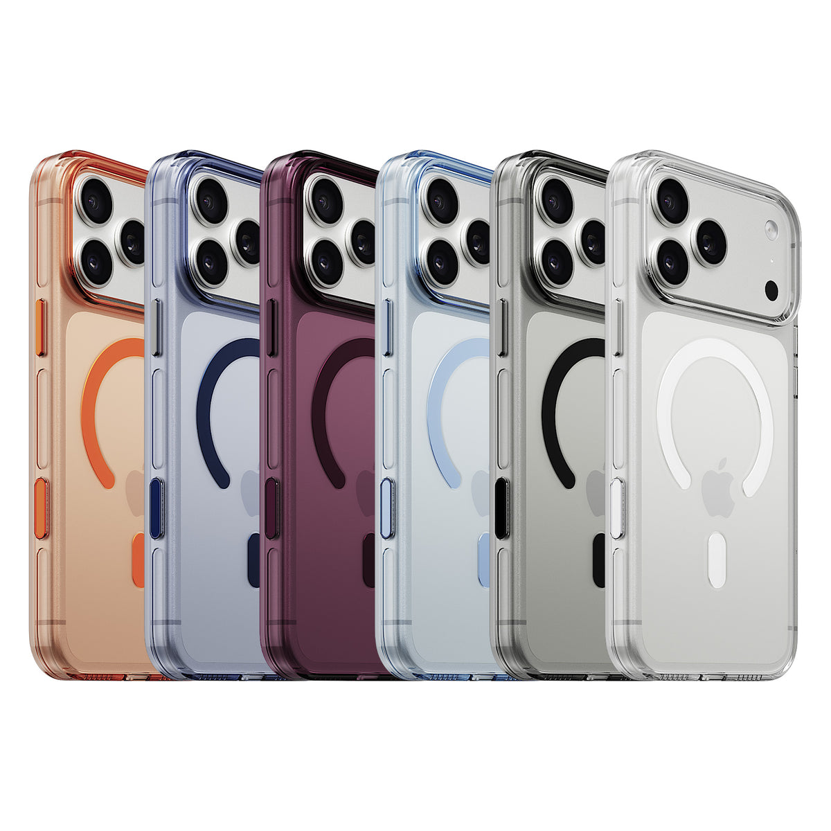 iiCASE Crystal EverClear MagSafe Case for iPhone 17 Pro image 6 - Crystal EverClear all color