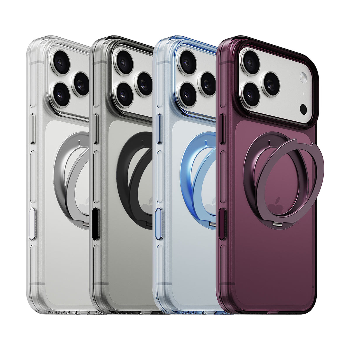 iiCASE Crystal EverClear 360 Ring Stand Case iPhone Case for iPhone 17 Pro Max description image Infinity - image 7