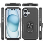 Defence Armor With Ring Ultra Protective iPhone Case