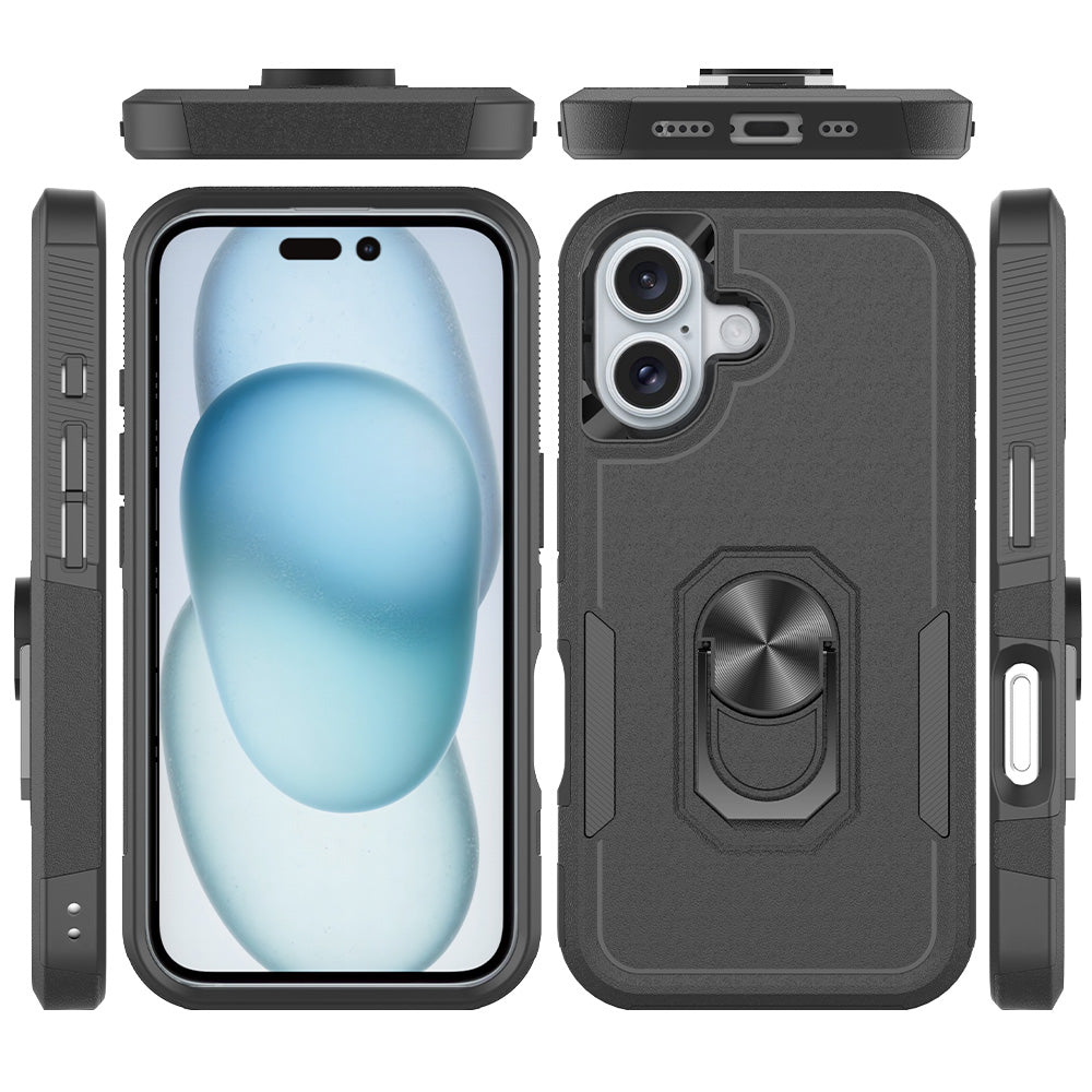Defence Armor With Ring Ultra Protective iPhone Case