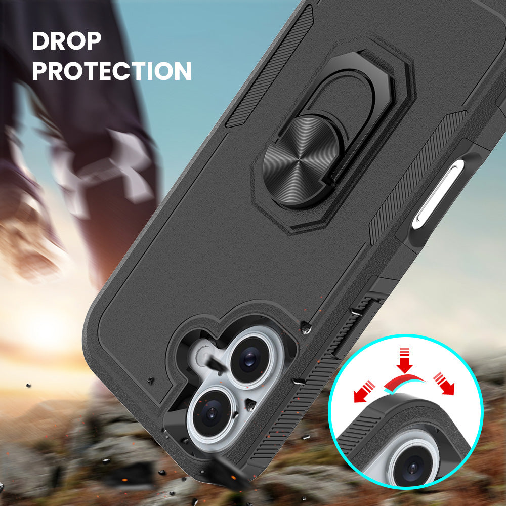 Defence Armor With Ring Ultra Protective iPhone Case