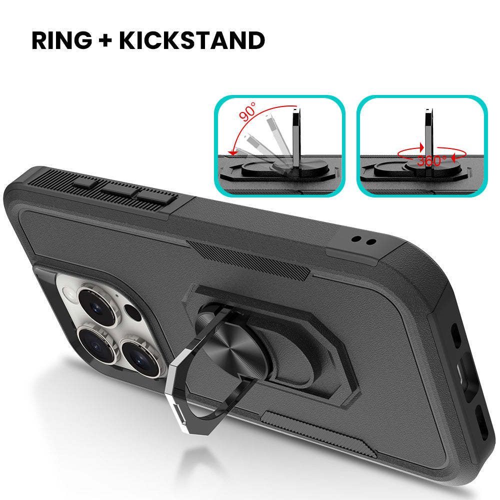 Defence Armor With Ring Ultra Protective iPhone Case
