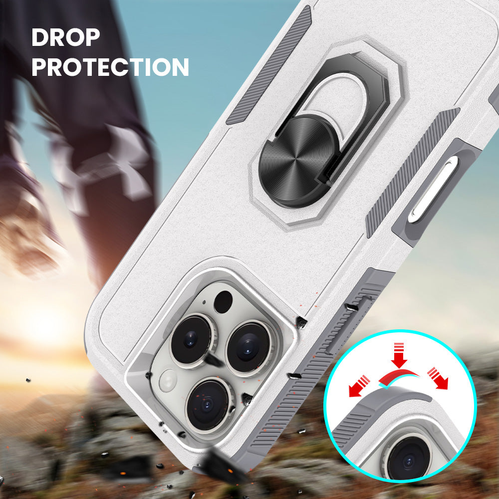 Defence Armor With Ring Ultra Protective iPhone Case