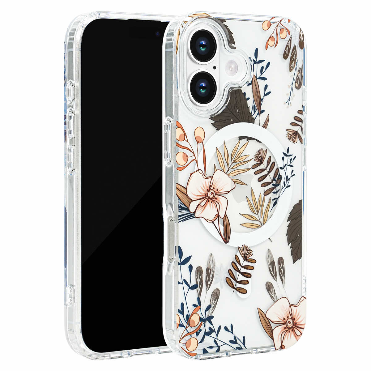 Elegant Floral MagSafe iPhone Case