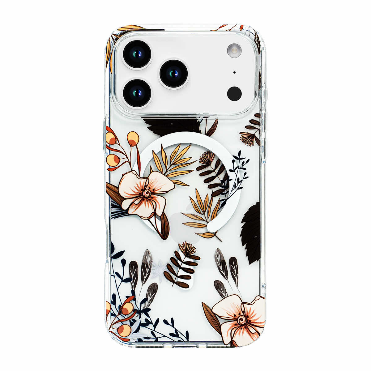 Elegant Floral MagSafe iPhone Case