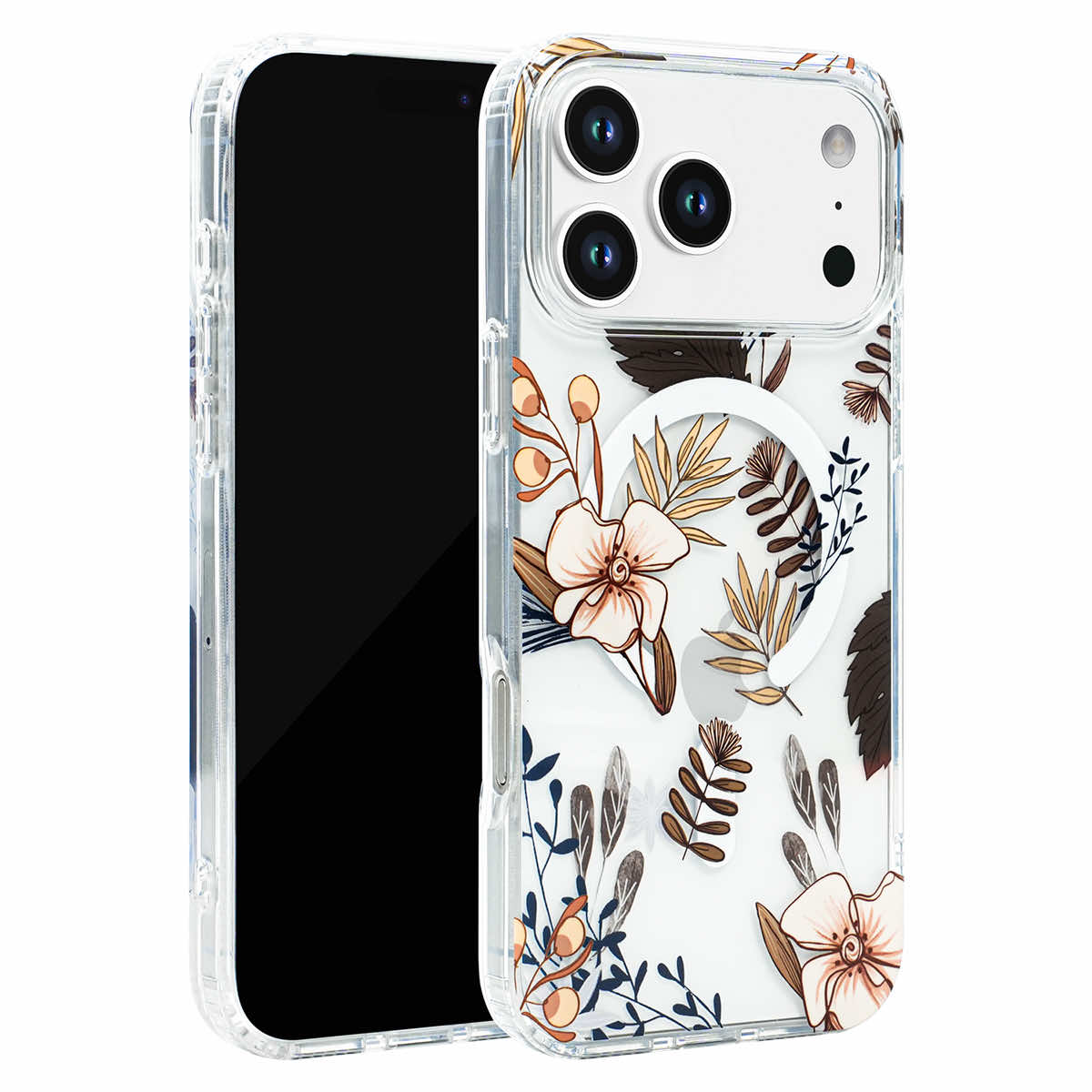 Elegant Floral MagSafe iPhone Case