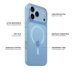 iiCASE FrostShield MagSafe Case for iPhone 18 Pro Max image 4 - FrostShield 01 01 phone filter case ice blue phone silver slot 09