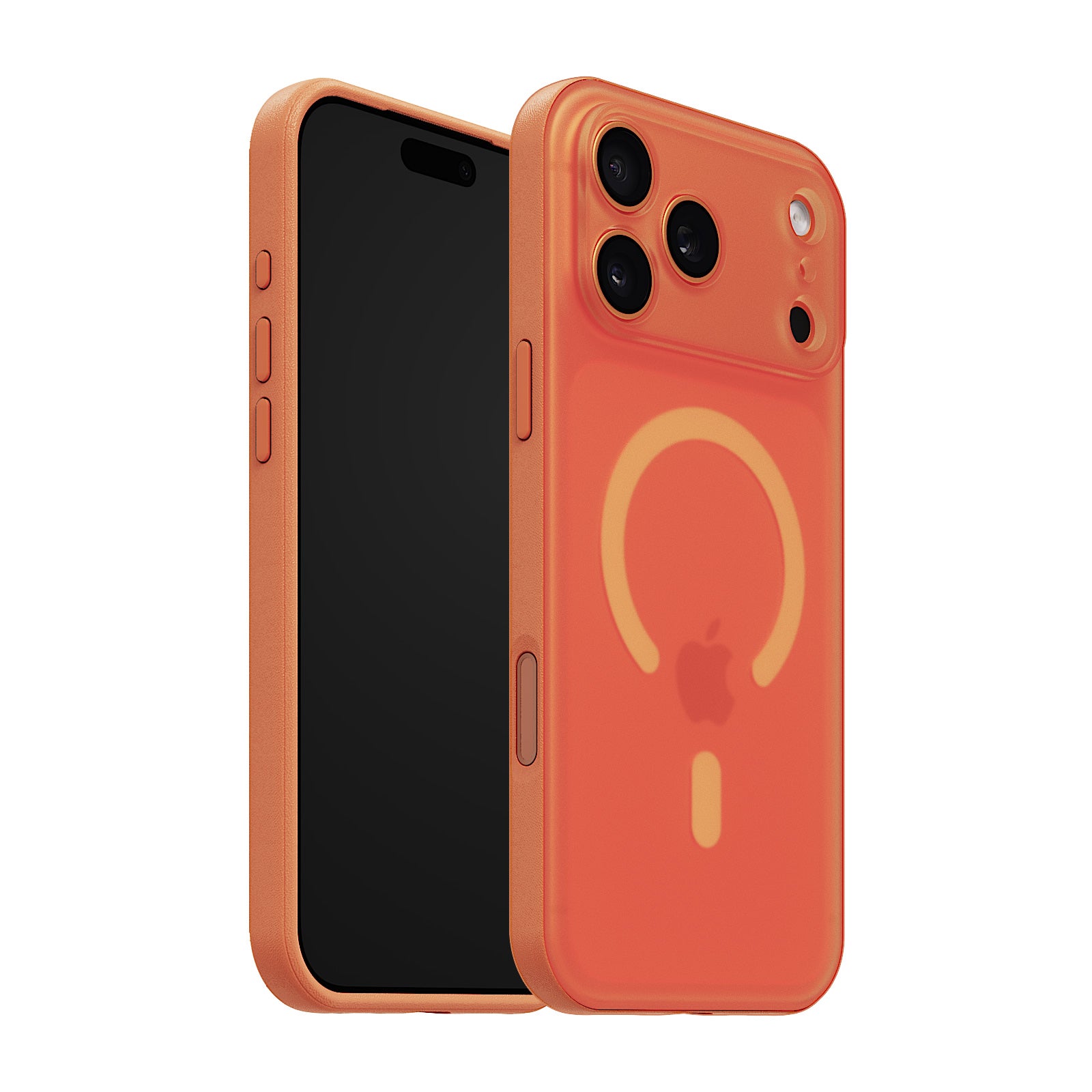 FrostShield MagSafe Case for iPhone 17 Pro - Coral Orange - view 01