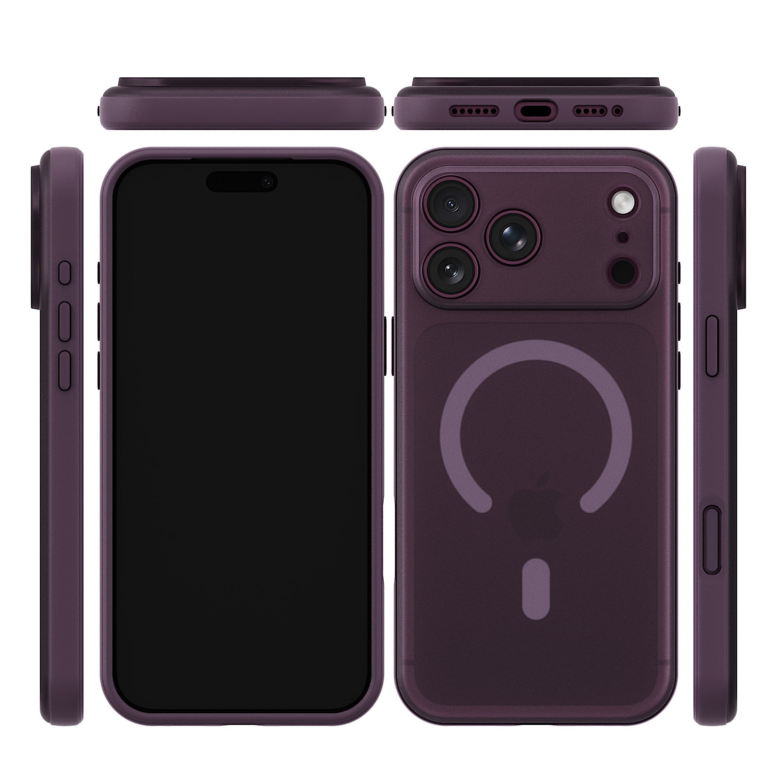 FrostShield MagSafe Case for iPhone 18 Pro Max - Plum Purple - view 03