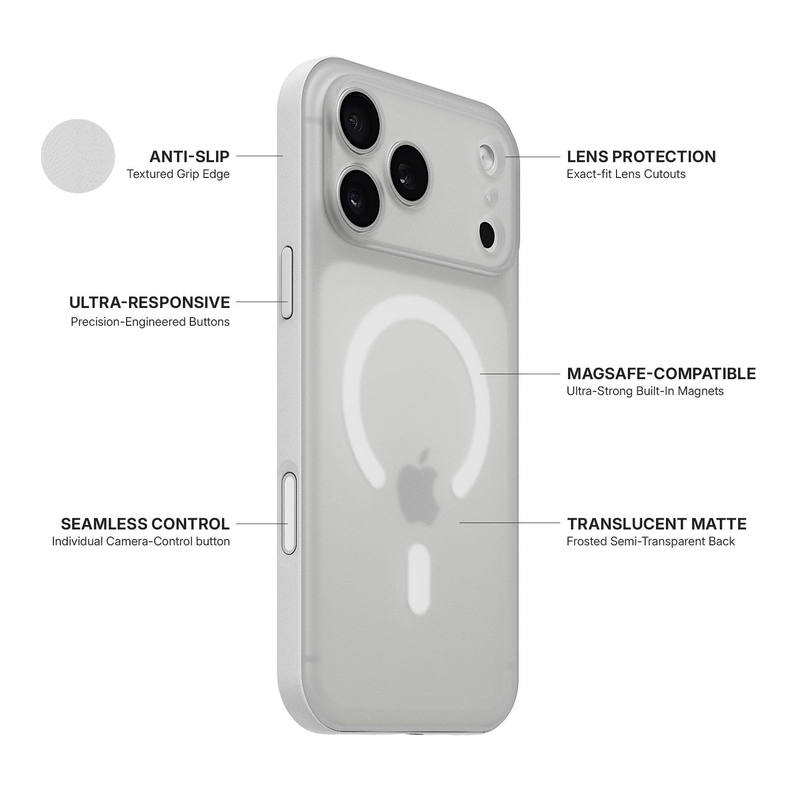 FrostShield MagSafe Case for iPhone 18 Pro - Description One