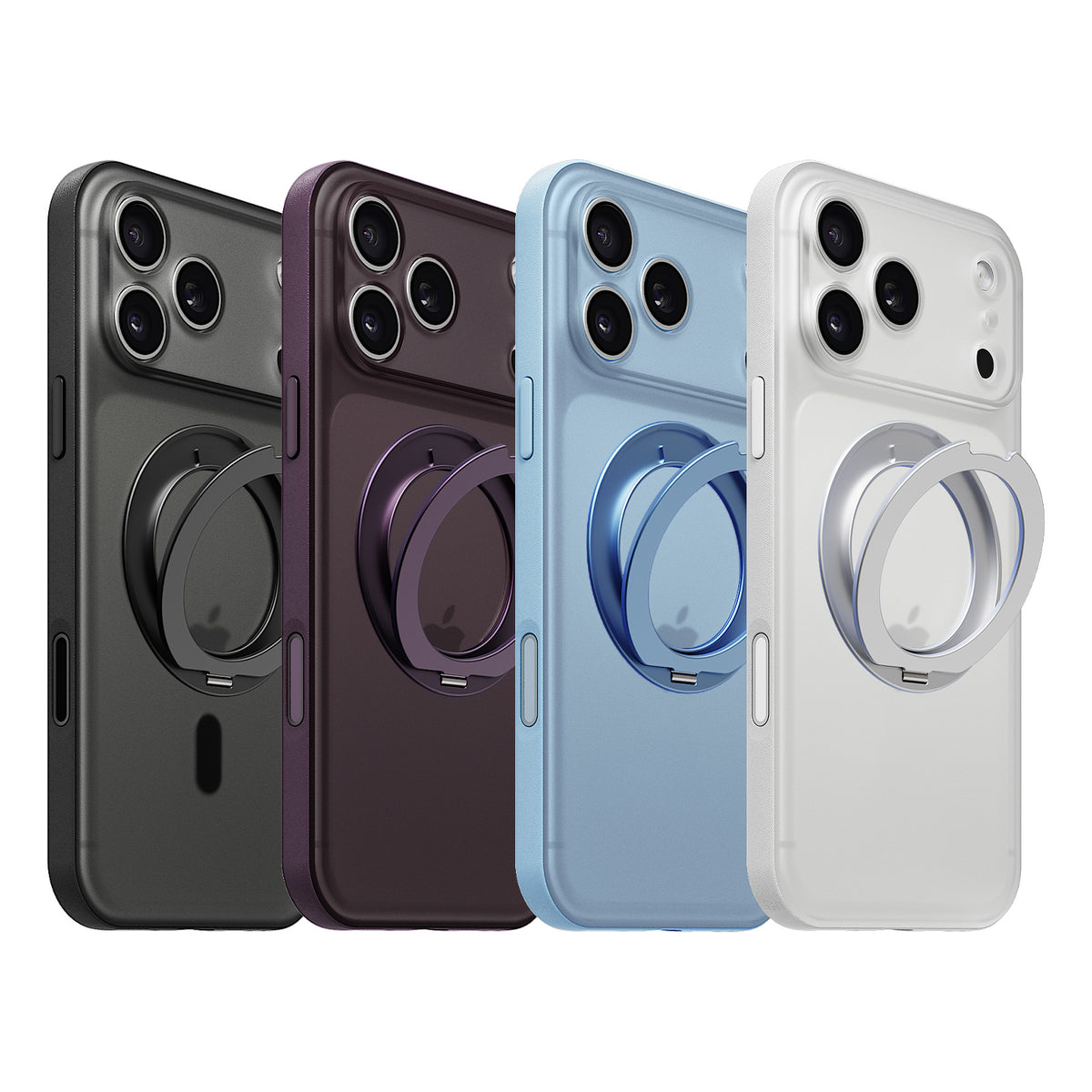 iiCASE FrostShield 360 Stand MagSafe Case for iPhone 17 Pro image 10 - FrostShield360 all color