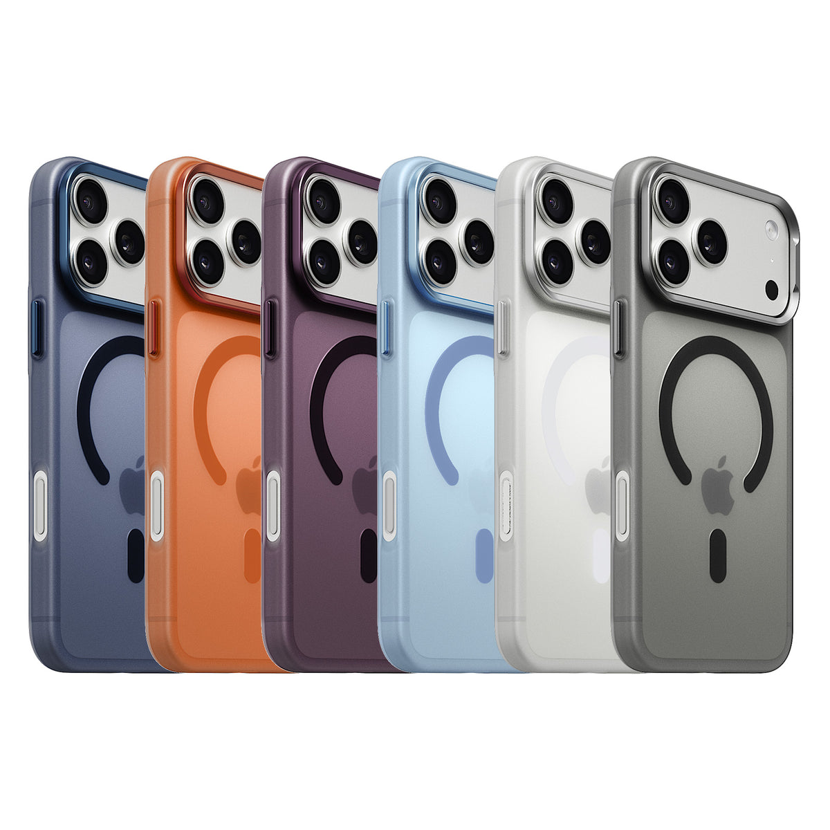 iiCASE Frost Veil MagSafe Case for iPhone 18 Pro Max image 6 - FrostVeil all color