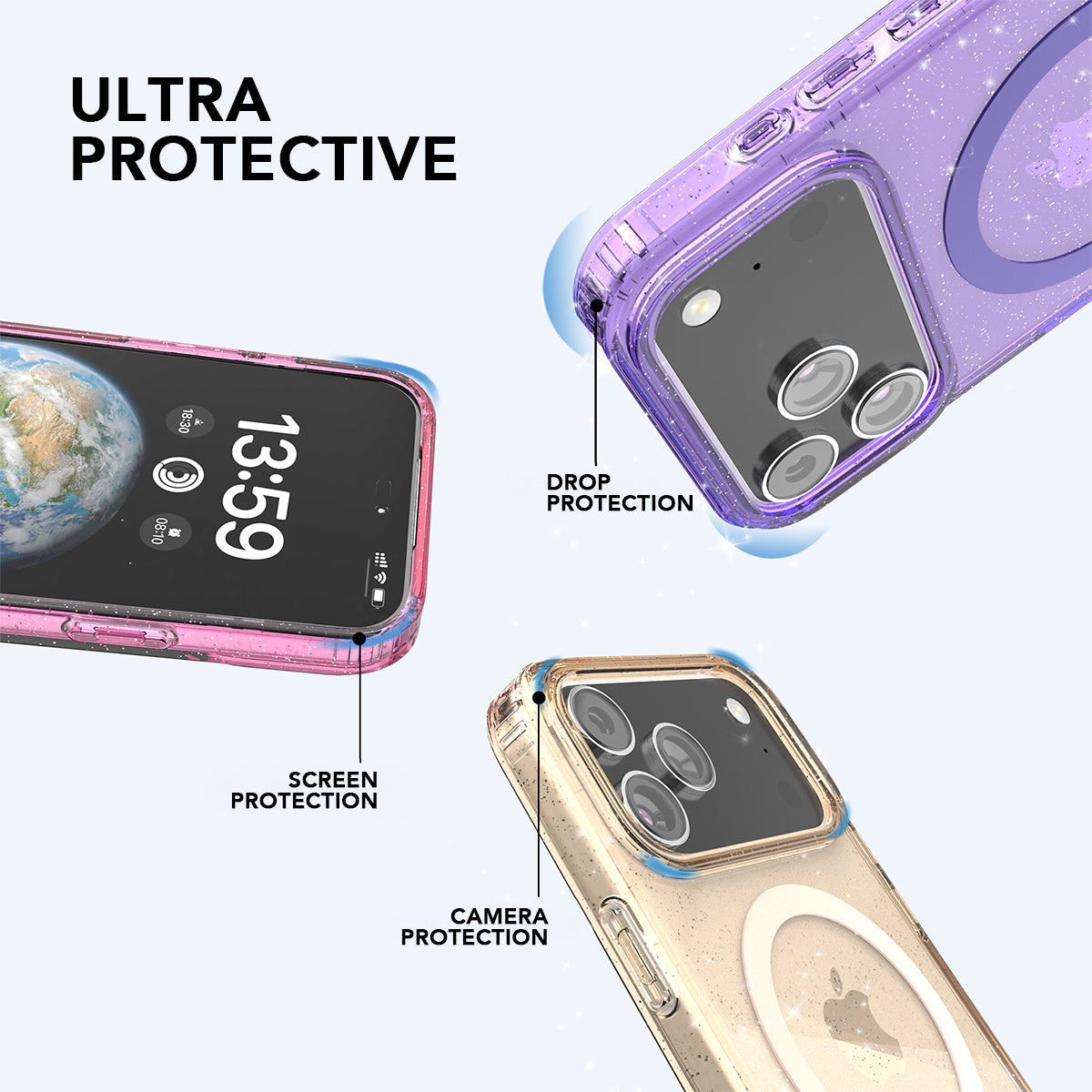Glitter MagSafe iPhone Case