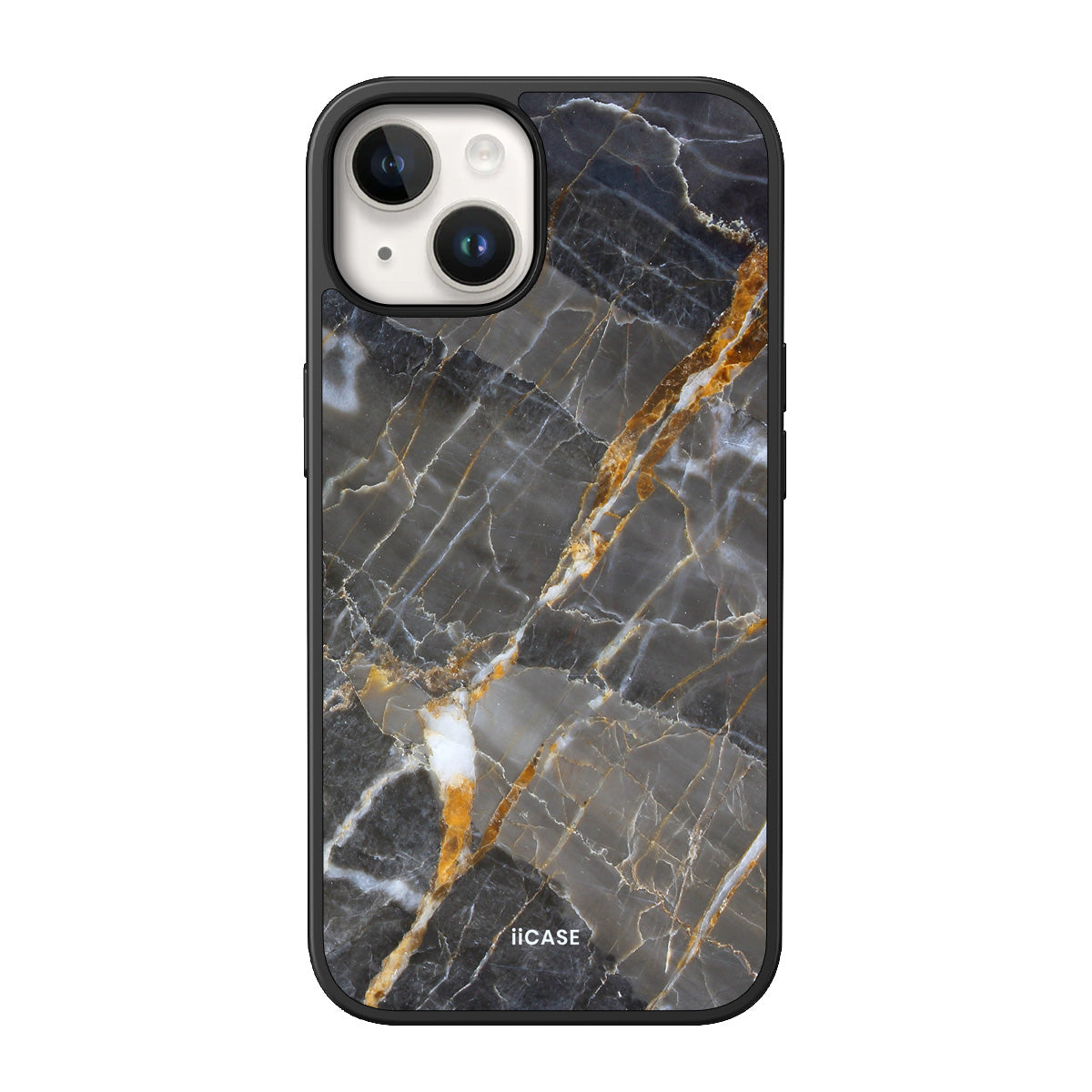 Dark Elegance Marble Elite iPhone Case