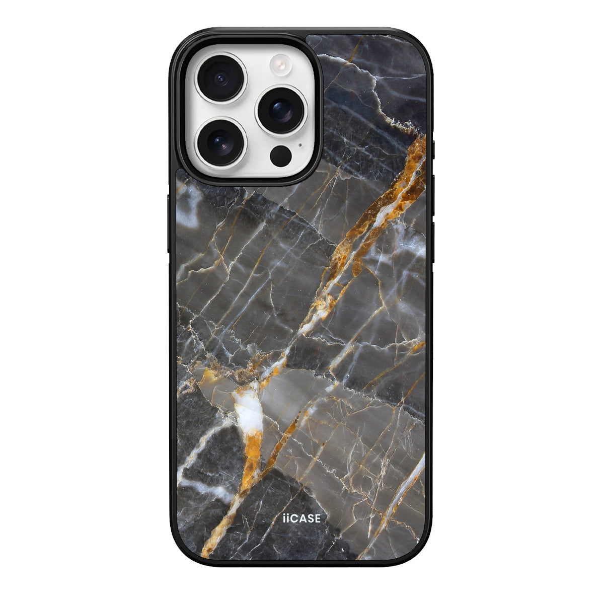 Dark Elegance Marble Elite iPhone Case