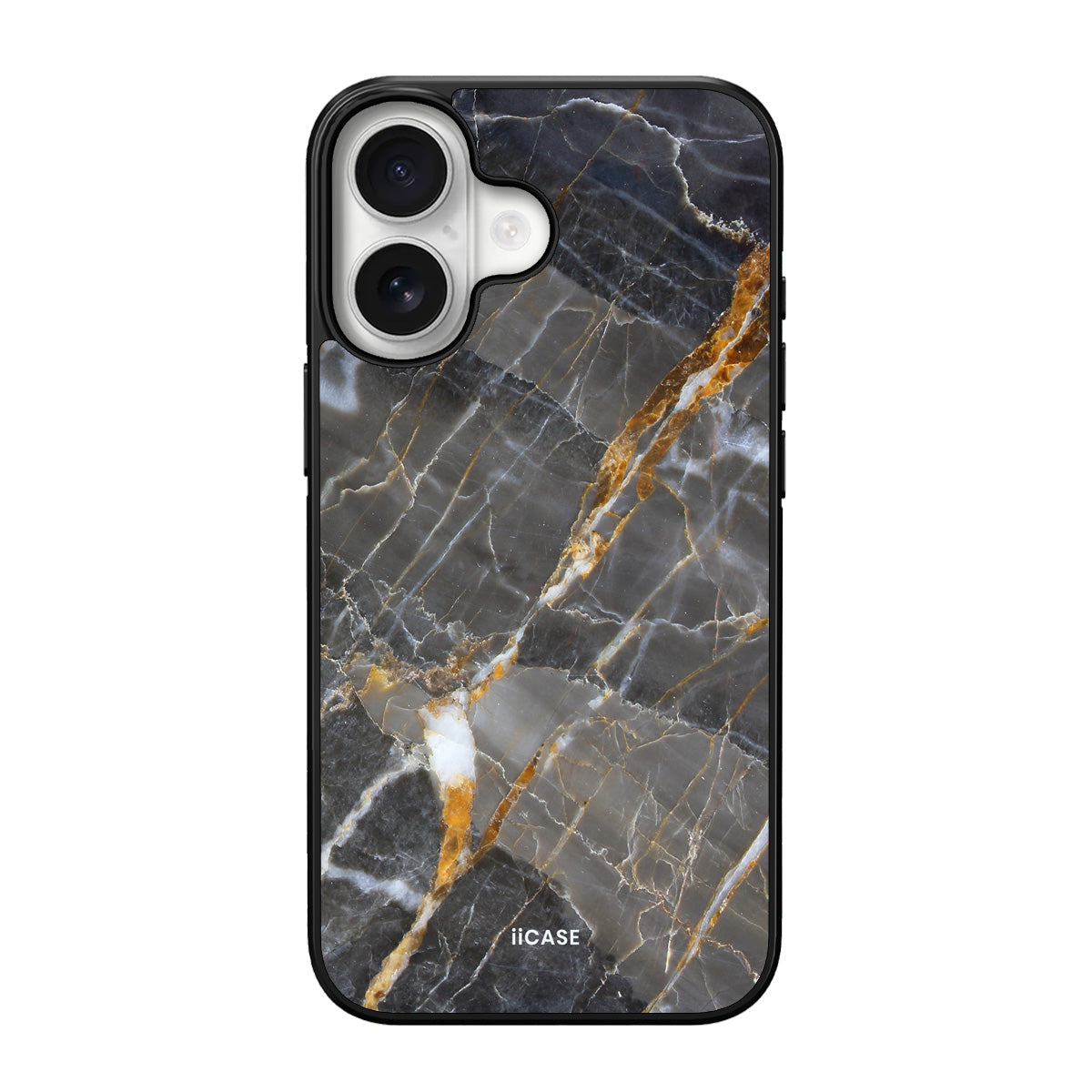 Dark Elegance Marble Elite iPhone Case