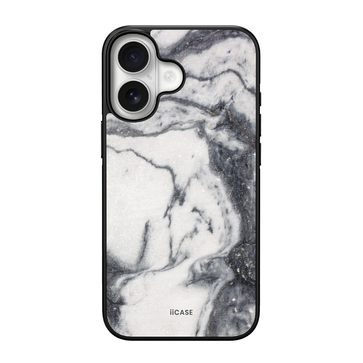 Monochrome Marble Elite iPhone Case