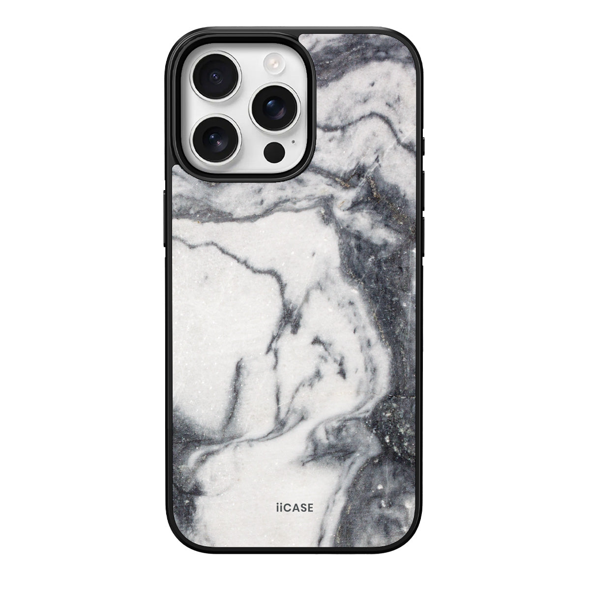 Monochrome Marble Elite iPhone Case