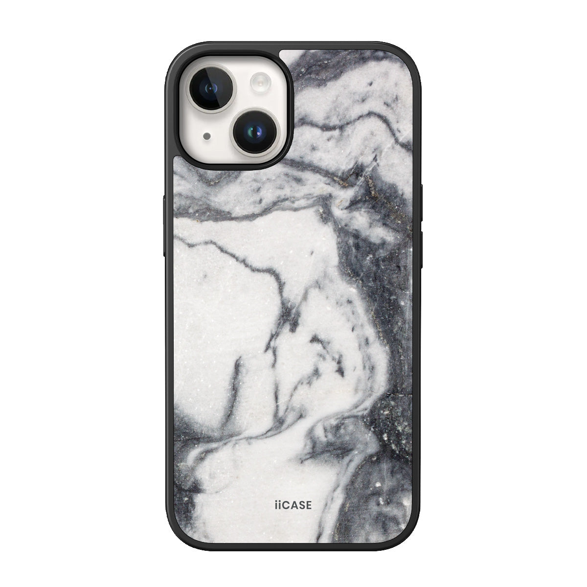 Monochrome Marble Elite iPhone Case