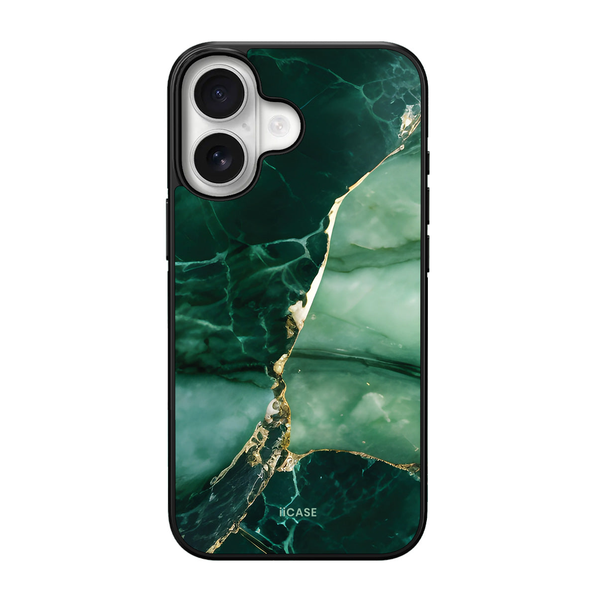 Emerald Gold Marble Elite iPhone Case