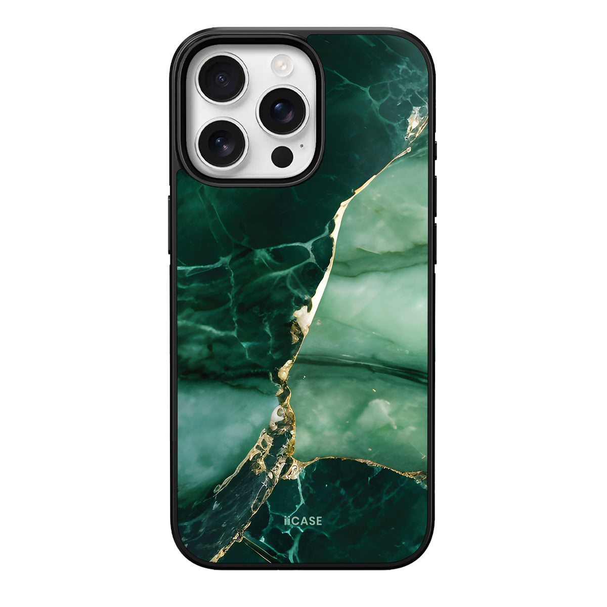 Emerald Gold Marble Elite iPhone Case