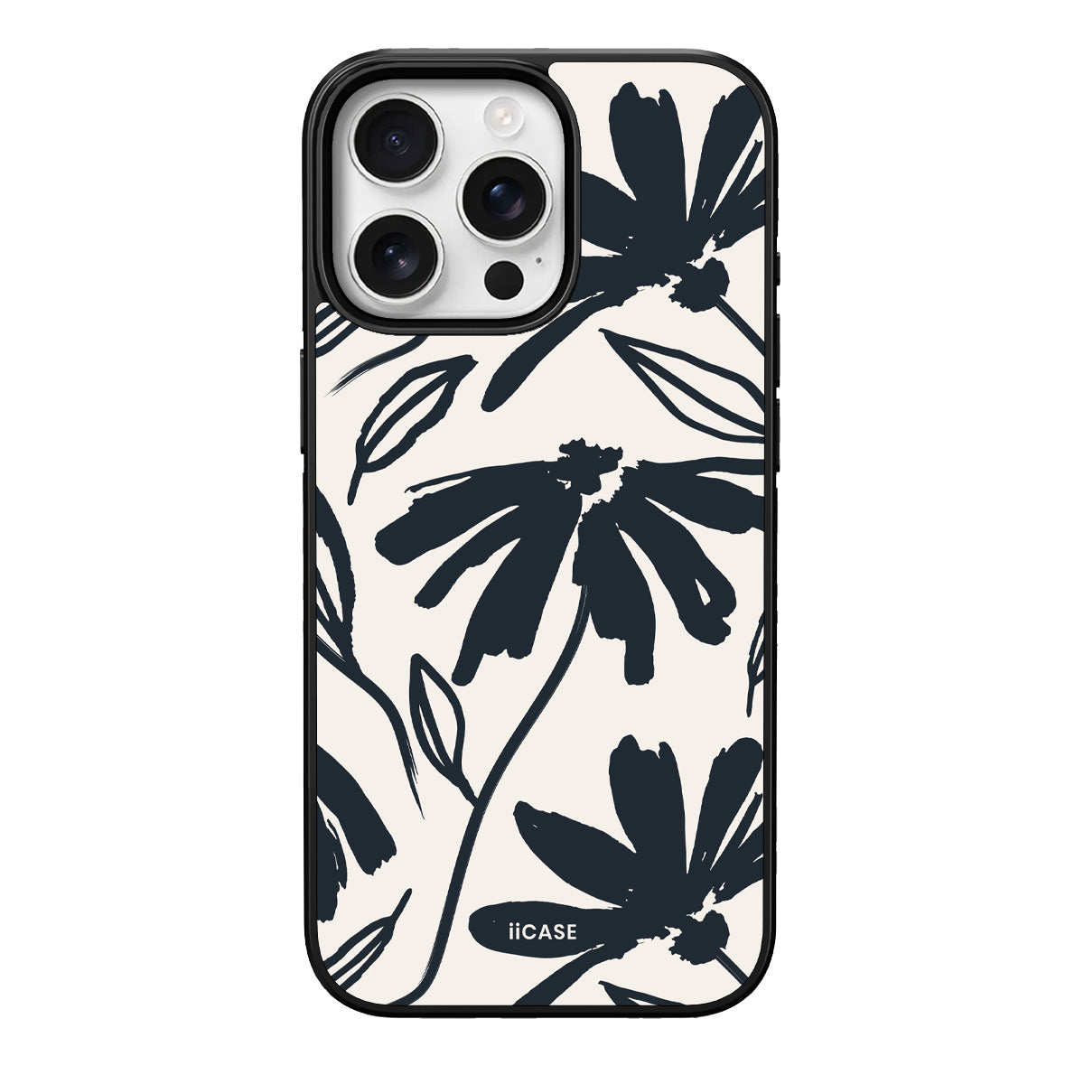 iPhoneアクセサリー OFF-WHITE Flowers iPhone X Case Black H001403-iiCASE-elite-iphone-