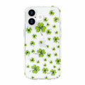 Holographic Shamrock Clear iPhone Case