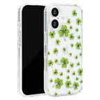 Holographic Shamrock Clear iPhone Case