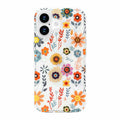 Holographic Vibrant Wildflower Clear iPhone Case