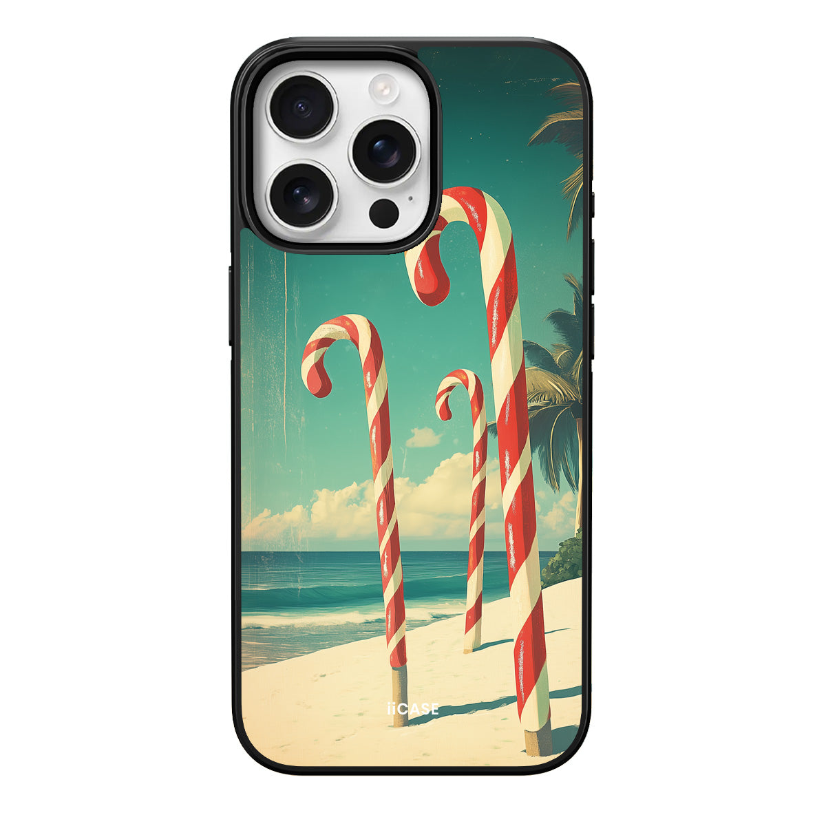 Tropical Candy Cane Elite iPhone Case