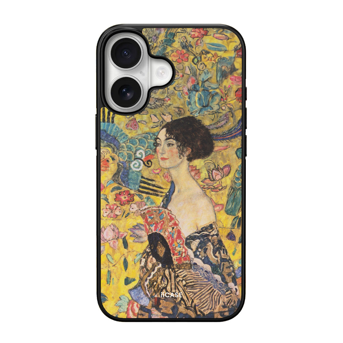 "Lady with a Fan - Gustav Klimt" Elite iPhone Case