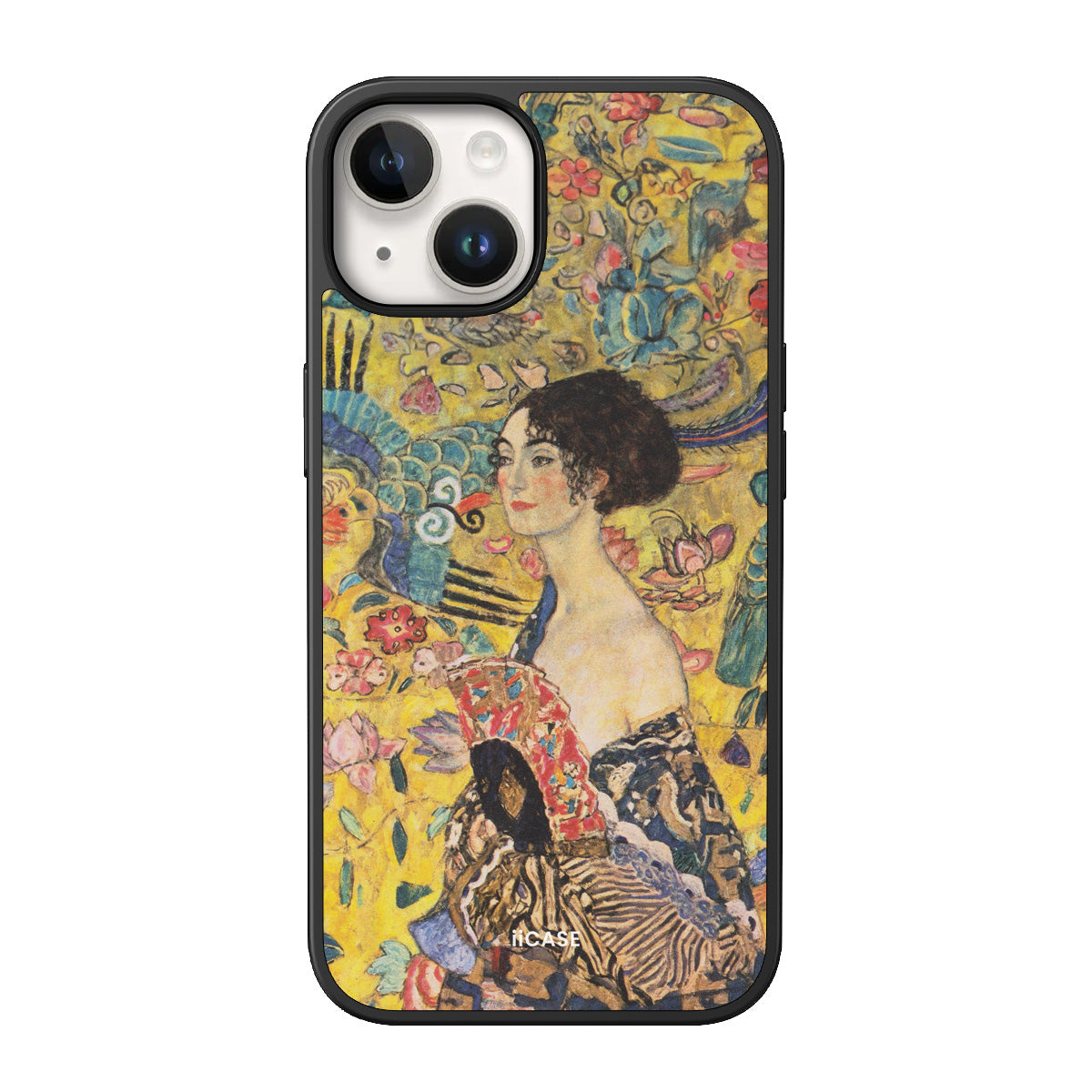 "Lady with a Fan - Gustav Klimt" Elite iPhone Case