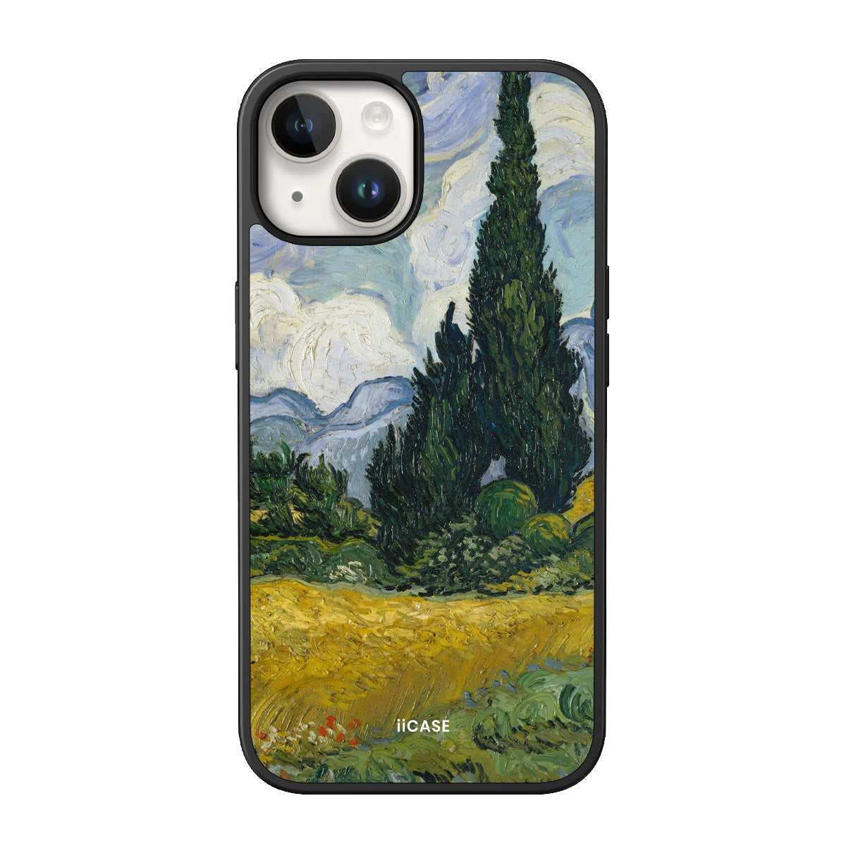 "Wheatfield with Cypresses - Vincent van Gogh" Elite iPhone Case