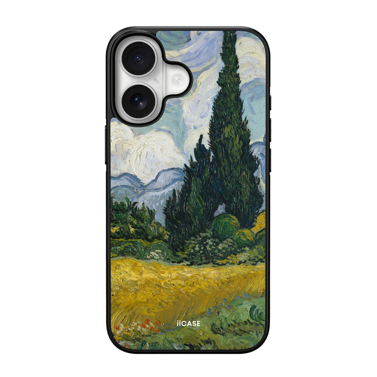 "Wheatfield with Cypresses - Vincent van Gogh" Elite iPhone Case