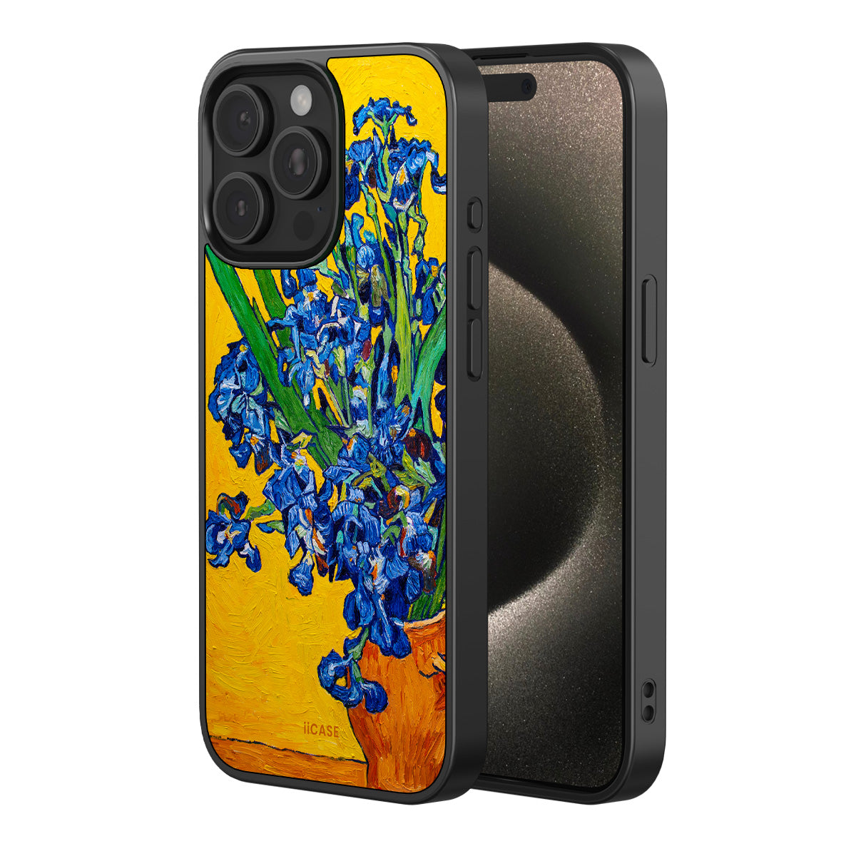 “Vase with Irises - Vincent van Gogh” Elite iPhone Case - iiCase
